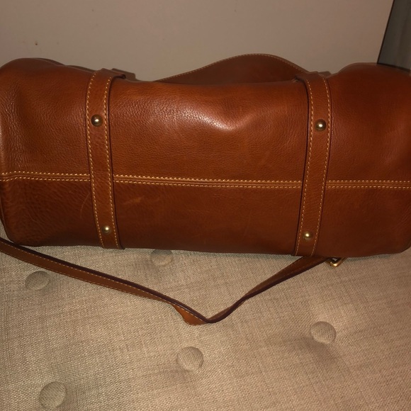 Donney & Bourke Large Florentine Leather Satchel - Picture 4 of 7